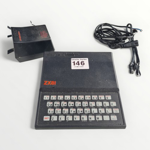 146 - An original vintage 'Sinclair ZX81' personal computer. Shipping group (A).