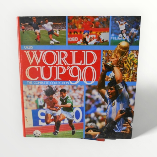 156 - Orbis World Cup 1990 complete collectors sticker album/file. Shipping group (A).