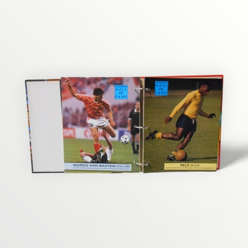 156 - Orbis World Cup 1990 complete collectors sticker album/file. Shipping group (A).