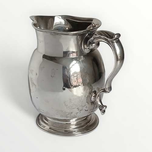 5 - Silver jug, hallmark for Sheffield, 201g. Shipping group (A).