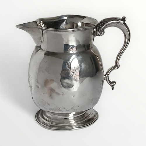 5 - Silver jug, hallmark for Sheffield, 201g. Shipping group (A).