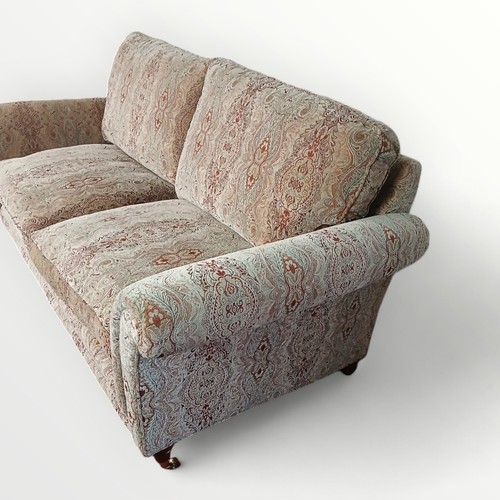 298 - Parker Knoll three piece suite, textured all over upholstery; two deep seated armchairs and a three ... 