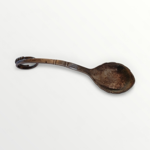 79 - Georg Jensen silver spoon, 43g. Shipping group (A).