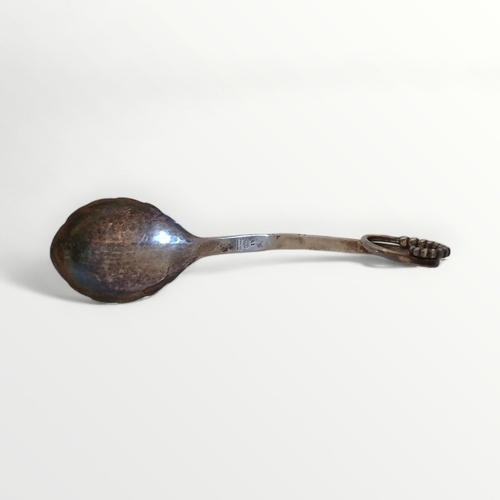 79 - Georg Jensen silver spoon, 43g. Shipping group (A).