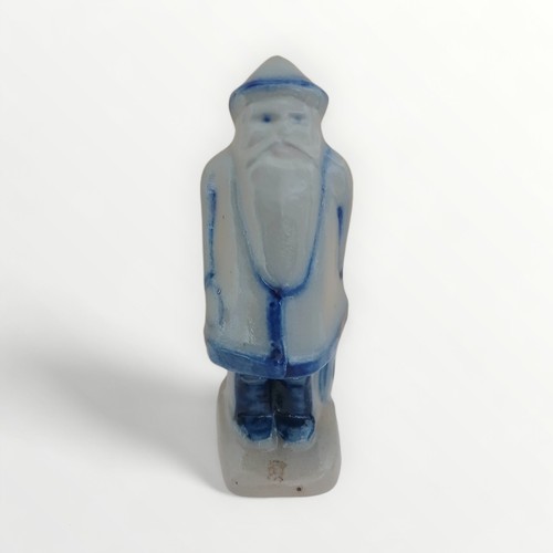 339 - Salt glazed Father Christmas by Eldreth standing 15cm. Shipping group (A).