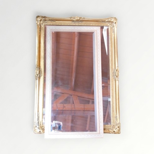 324 - Two wall mirrors, 75 x 106cm largest.