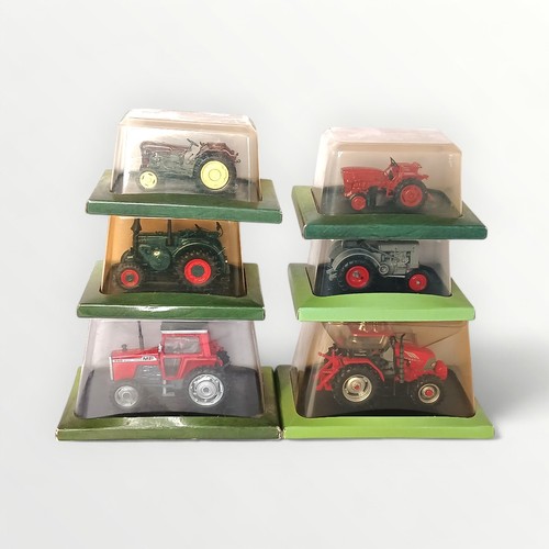 59 - Six 'Hachette Partworks' model tractors. Shipping group (A).