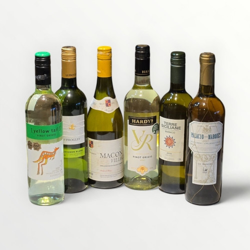 386A - 6 bottles of wine including Pinot Grigio (2). Shipping group (A).