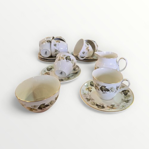 67 - Extensive Royal Doulton 'Larchmont' pattern tea and dinner service.