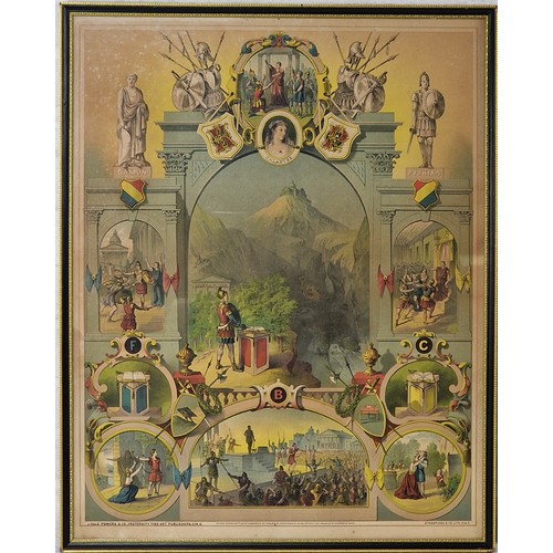 8 - Knights of Pythias Lithograph and a Print - Lithograph the Knights of Pythias.

Postage Band D