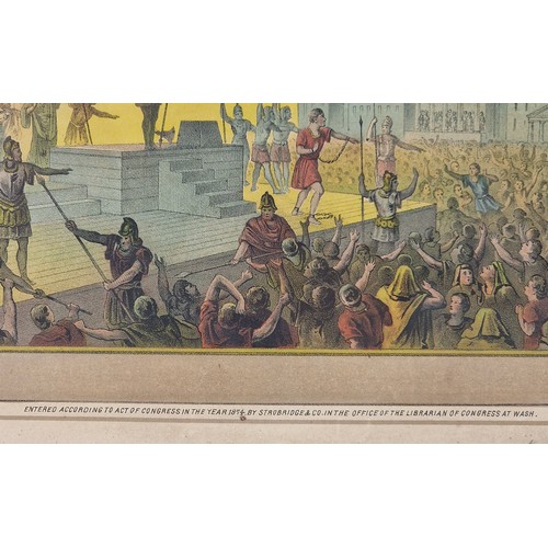 8 - Knights of Pythias Lithograph and a Print - Lithograph the Knights of Pythias.

Postage Band D