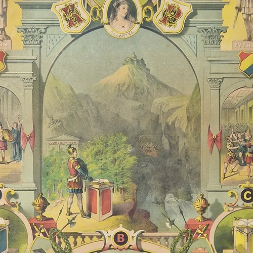 8 - Knights of Pythias Lithograph and a Print - Lithograph the Knights of Pythias.

Postage Band D