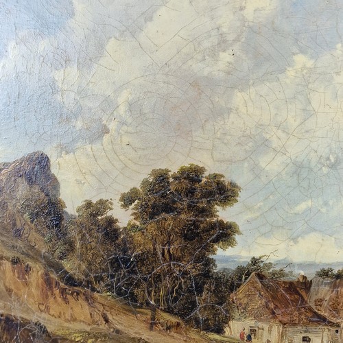 11 - Alfred Vickers (1786-1868) Oil on Canvas Landscape.
British artist Alfred Vickers is predominantly k... 