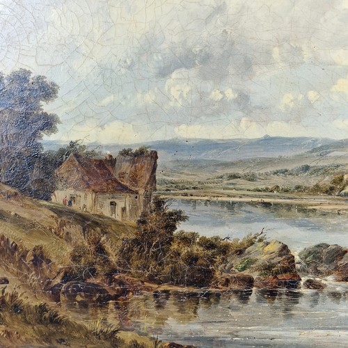 11 - Alfred Vickers (1786-1868) Oil on Canvas Landscape.
British artist Alfred Vickers is predominantly k... 