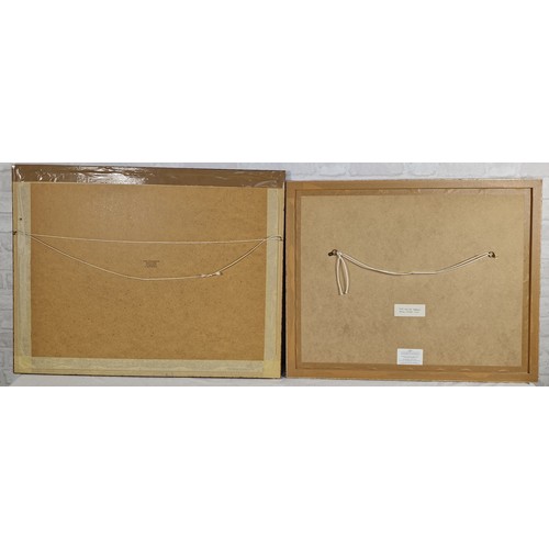 14 - Two Modern Prints - The Fighting Temeraire by Turner and The White Porch by William Russell Flint