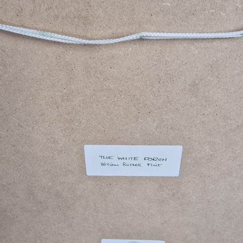 14 - Two Modern Prints - The Fighting Temeraire by Turner and The White Porch by William Russell Flint