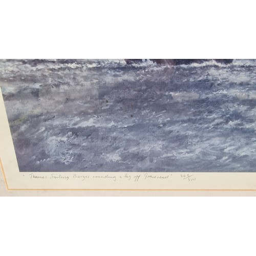 41 - Three ltd edition prints inc Charles W Wyllie, Blackman and Greenslade. Largest 74cm x 56cm

Postage... 