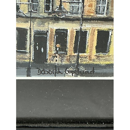 52 - Deborah Copeland signed Acrylic…View of an Edinburgh Street