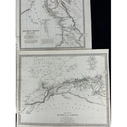 46 - Six Maps depicting ancient countries, Engraved by J&C Walker 1830 - 1840 Published by Baldwin and Cr... 