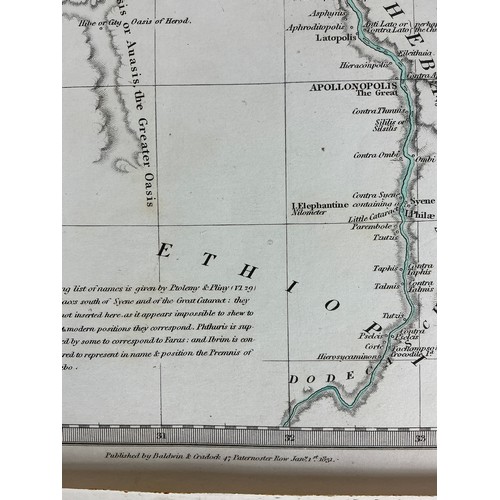 46 - Six Maps depicting ancient countries, Engraved by J&C Walker 1830 - 1840 Published by Baldwin and Cr... 