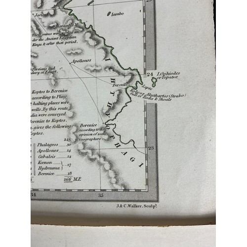 46 - Six Maps depicting ancient countries, Engraved by J&C Walker 1830 - 1840 Published by Baldwin and Cr... 