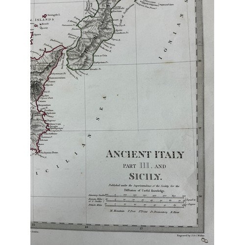 46 - Six Maps depicting ancient countries, Engraved by J&C Walker 1830 - 1840 Published by Baldwin and Cr... 