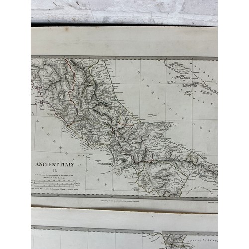 46 - Six Maps depicting ancient countries, Engraved by J&C Walker 1830 - 1840 Published by Baldwin and Cr... 