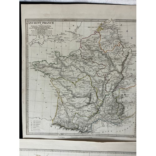 46 - Six Maps depicting ancient countries, Engraved by J&C Walker 1830 - 1840 Published by Baldwin and Cr... 