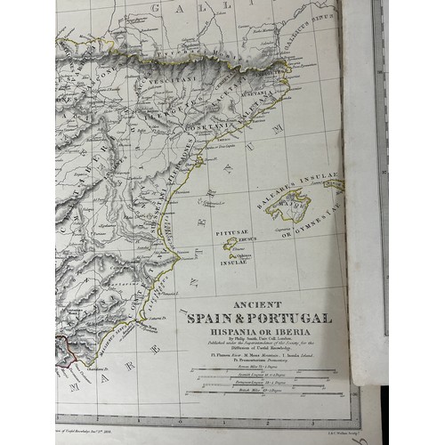 46 - Six Maps depicting ancient countries, Engraved by J&C Walker 1830 - 1840 Published by Baldwin and Cr... 