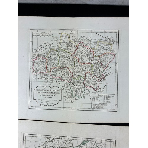 27 - Two French Revolutionary Period Maps: La Gaule after Robert de Vaugondy Circa 1794 - 95.
Along with ... 