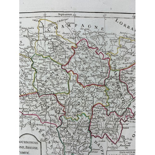 27 - Two French Revolutionary Period Maps: La Gaule after Robert de Vaugondy Circa 1794 - 95.
Along with ... 