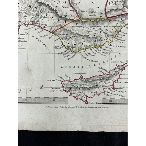 26 - Asia Minor Engraved by J&C Walker - Engraved map circa 1830. published by Baldwin and Cradock May 1s... 