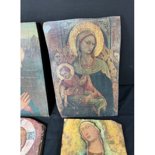 12 - Icons on Wood - five artworks screen printed on reclaimed timber

Postage band B