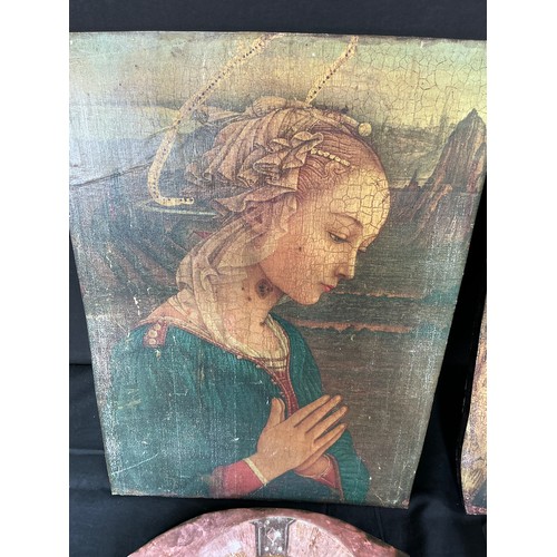 12 - Icons on Wood - five artworks screen printed on reclaimed timber

Postage band B