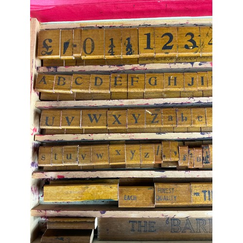 14 - Barrats Silent Salesman - Two colour Price Ticket Printing outfit, 