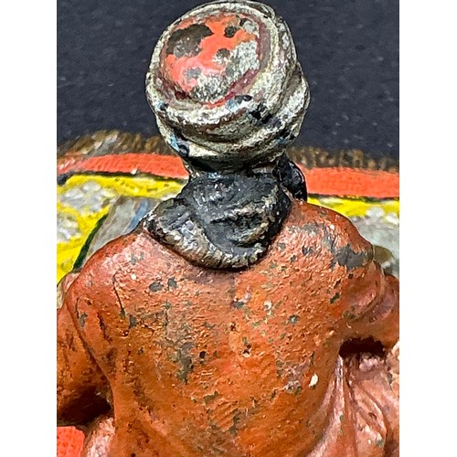 19 - Cold Painted Vienesse style Bronze of an Arab sat on a Rug- Early 20th Century

Postage band A