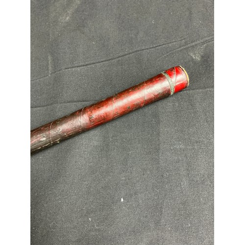 23 - Copper Handled Golf Club - an unusual tappered copper handle golf club with with a Monstrose 3 Iron ... 
