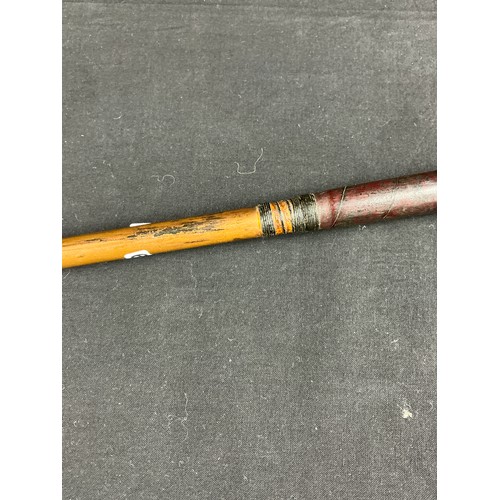 23 - Copper Handled Golf Club - an unusual tappered copper handle golf club with with a Monstrose 3 Iron ... 