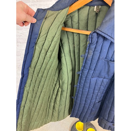 40 - Quilted Chinese Tang Jacket - circa 1940's, some dirt overall in good conditon with no damage to any... 
