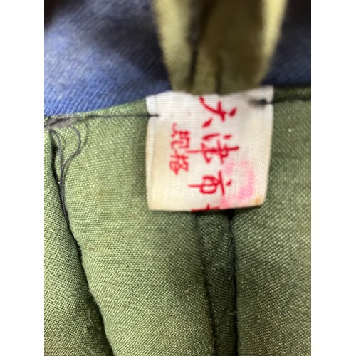 40 - Quilted Chinese Tang Jacket - circa 1940's, some dirt overall in good conditon with no damage to any... 
