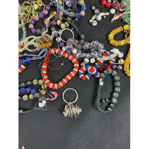 44 - Large Quantity of Costume Jewellery  - Mixture of stone and beads, mostly in necklaces and bracelets... 