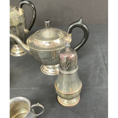 59 - EPNS Tea Service - along with other EPNS Items

Postage band B