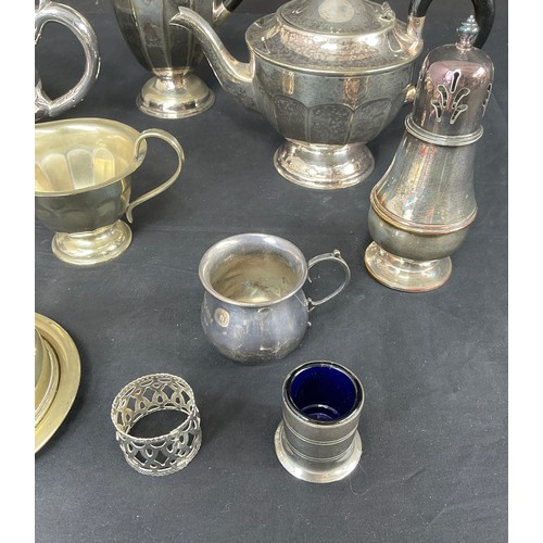 59 - EPNS Tea Service - along with other EPNS Items

Postage band B