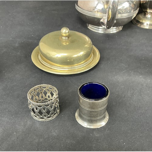 59 - EPNS Tea Service - along with other EPNS Items

Postage band B