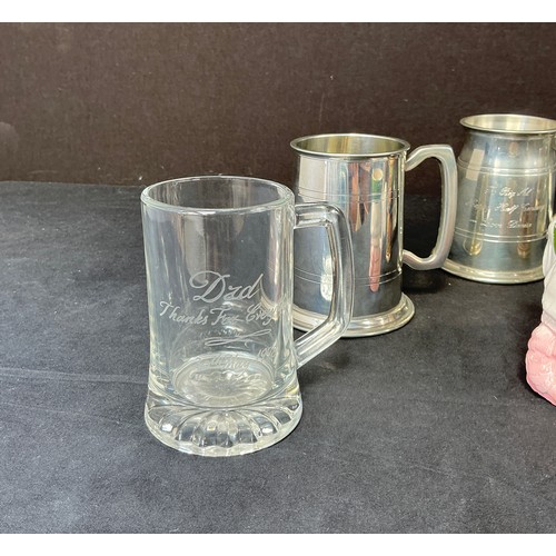 53 - Collection of Drinking Vessals - glass, ceramic and pewter

Postage band B