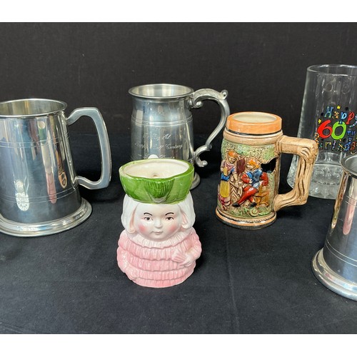 53 - Collection of Drinking Vessals - glass, ceramic and pewter

Postage band B