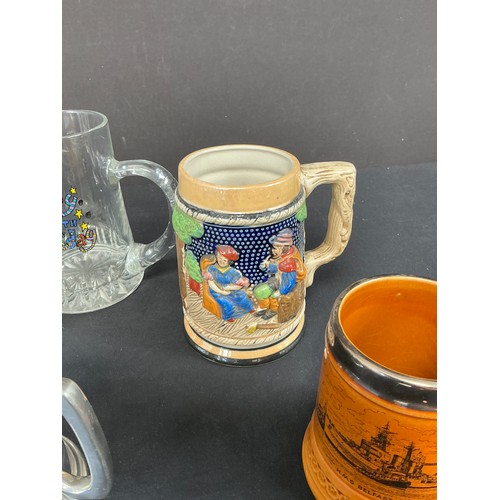 53 - Collection of Drinking Vessals - glass, ceramic and pewter

Postage band B
