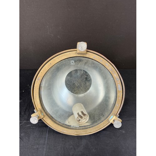 4 - Rare Large Marine Searchlight - Highly unusual Celofon large search lamp with eyebolt attachment

Co... 