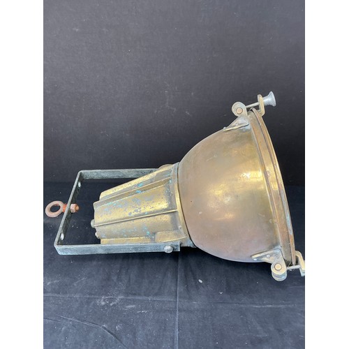 4 - Rare Large Marine Searchlight - Highly unusual Celofon large search lamp with eyebolt attachment

Co... 