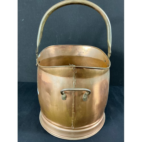 51 - Copper Coal Scuttle -

Postage band D